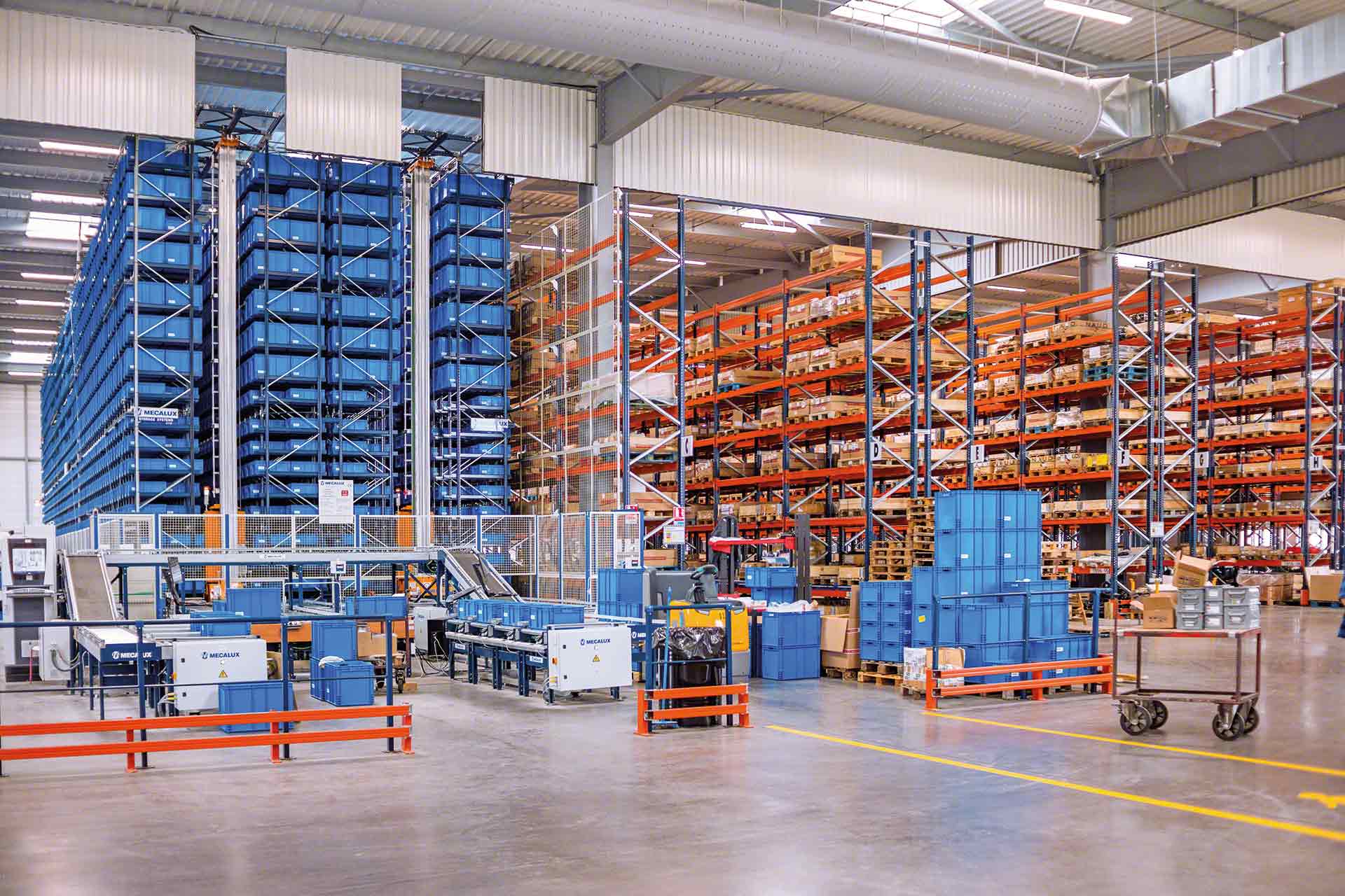 Warehouse Modular Steel Shelving Systems, illustrating The Road to Transforming Living Spaces within a spacious warehouse environment.