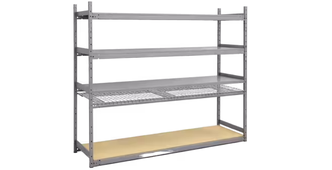 
          Open Industrial Shelving