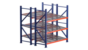 Carton flow racking for high-velocity piece picking and FIFO inventory control