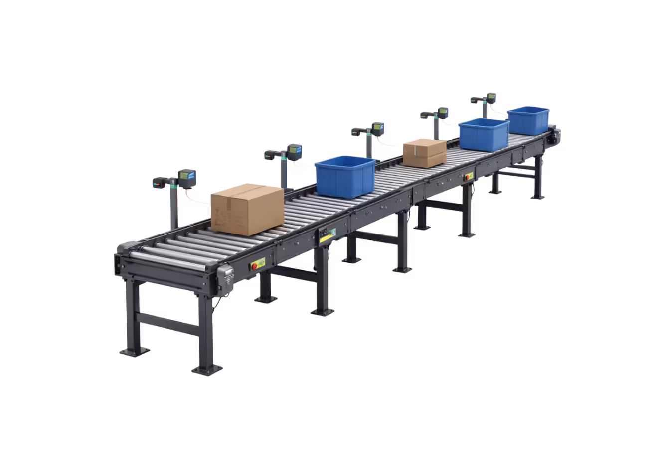 Automated conveyor system achieving 2-3x higher throughput with 24/7 consistent operation