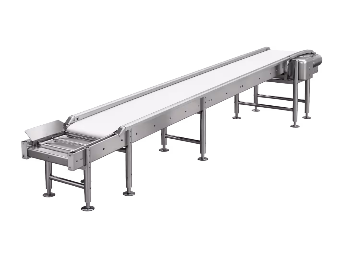 Portable expandable conveyor system for seasonal warehouse loading and unloading