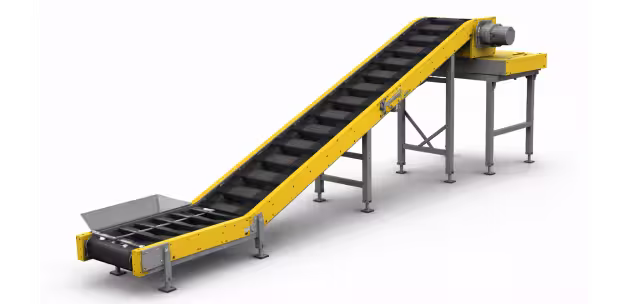 Accumulation belt conveyor with zone controls and photo-eyes for warehouse flow balancing
