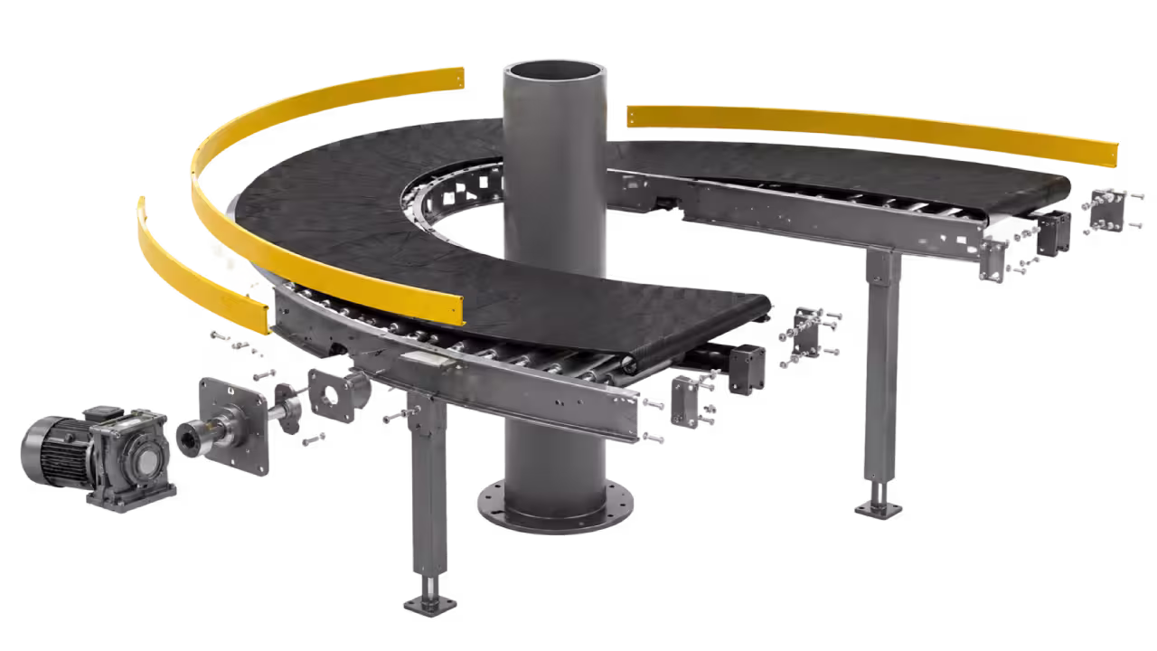 Belt & Belt Components Flexible and extendable conveyor repair for loading dock operations