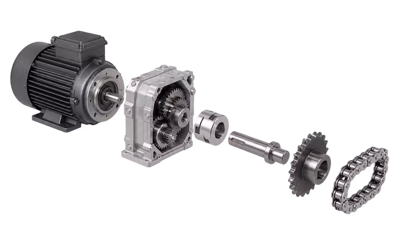 Drive Components Industrial conveyor rollers and idlers replacement parts in stock