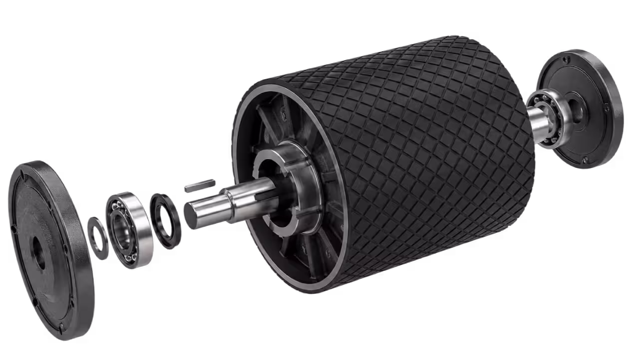 Pulleys Conveyor belt and belt components spare parts for warehouse repair